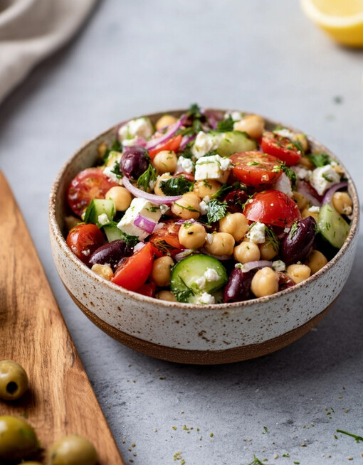 Aegean Chickpea & Herb Salad: A Happy Accident Turned Favorite!