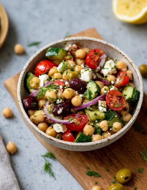 Mediterranean Chickpea Salad