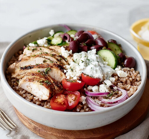 Greek Chicken Bowl Recipe: A Mediterranean Feast (Fresh & Filling)