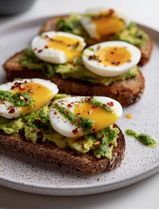 Jammy Egg Avocado Toast