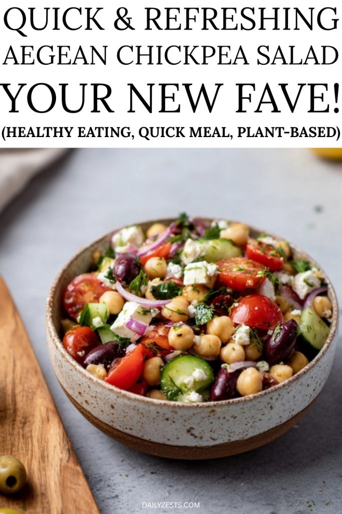 Mediterranean Chickpea Salad