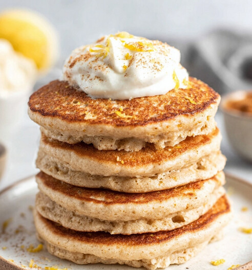 High-Protein Cottage Cheese Pancakes
