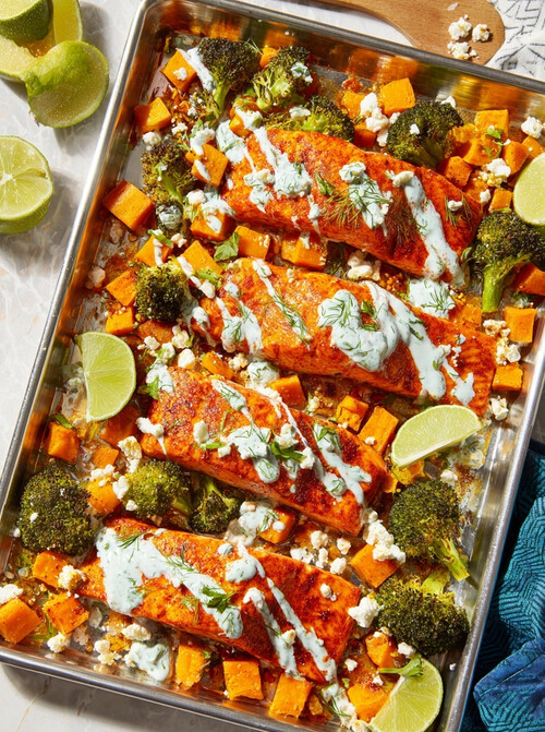Smoky & Vibrant: My Go-To DASH-Friendly Sheet Pan Salmon Recipe