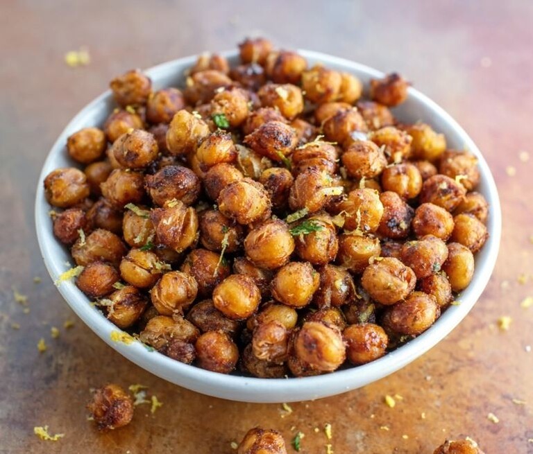 Mediterranean Air Fryer Chickpeas (Better Than Potato Chips!)