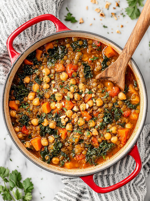 The Coziest DASH Diet Lentil Stew Recipe (That’s Actually Full of Flavor!)