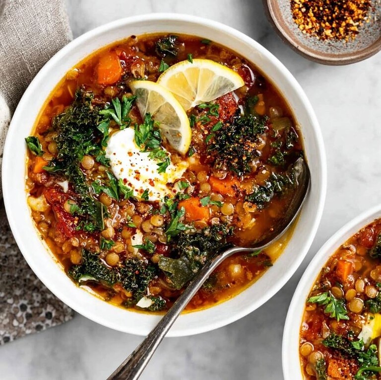 The Ultimate Mediterranean Lentil Soup Recipe (Creamy & Bright)