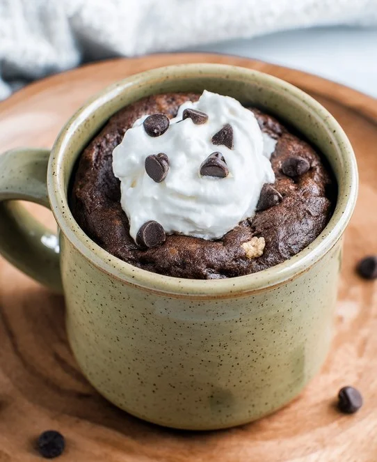 One-Bowl Chocolate Peanut Butter Mug Cake Recipe
