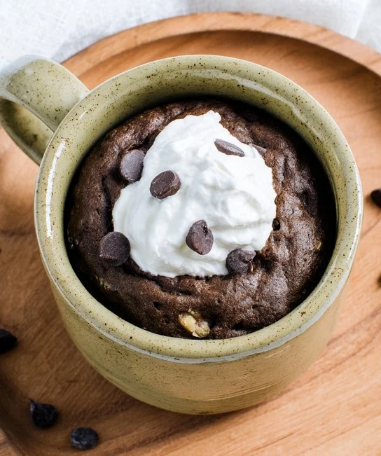 One-Bowl Chocolate Peanut Butter Mug Cake Recipe