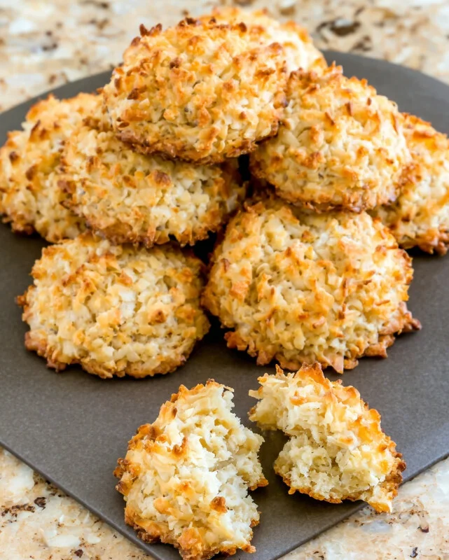Chewy Low-Carb Almond & Coconut Cookies Recipe