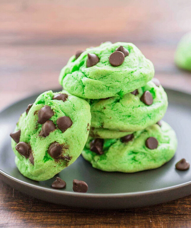 sugar free mint chocolate chip cookies