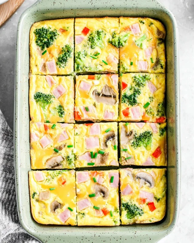 Easy Ham & Gruyère Sheet Pan Frittata Recipe