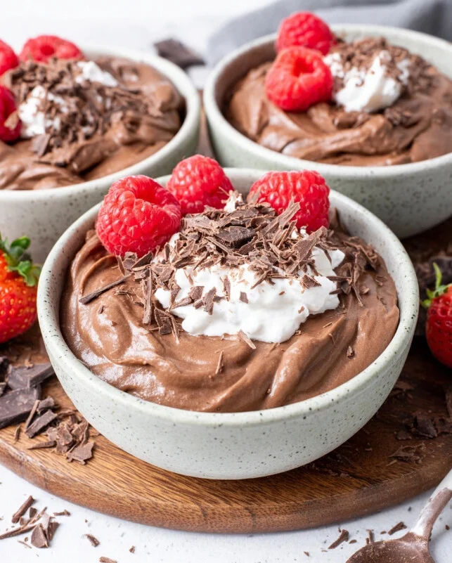 Whipped Dark Chocolate Greek Yogurt Mousse Recipe