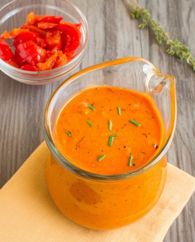Homestyle Roasted Red Pepper Vinaigrette (Sugar-Free)