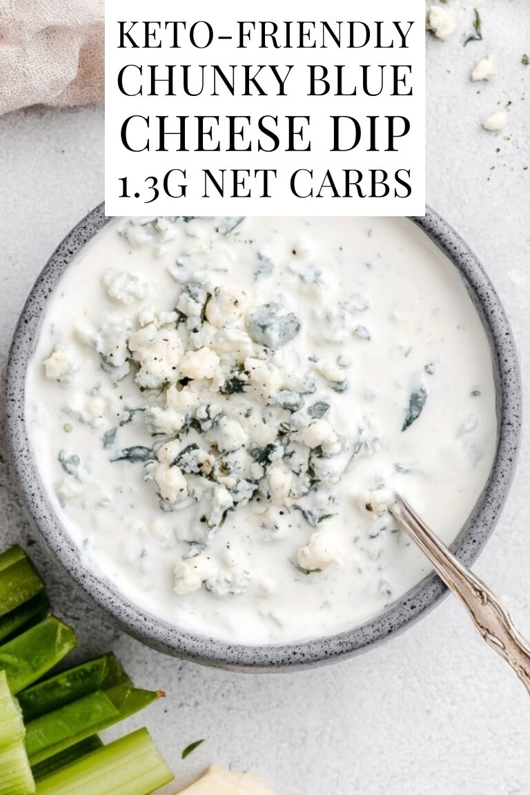 The Creamiest Chunky Keto Blue Cheese Dressing (Better Than Steakhouse)