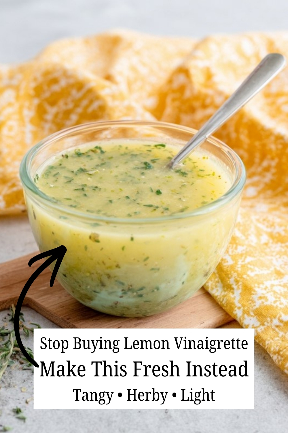 Stop Buying Lemon Vinaigrette Make This Fresh Instead Tangy • Herby • Light